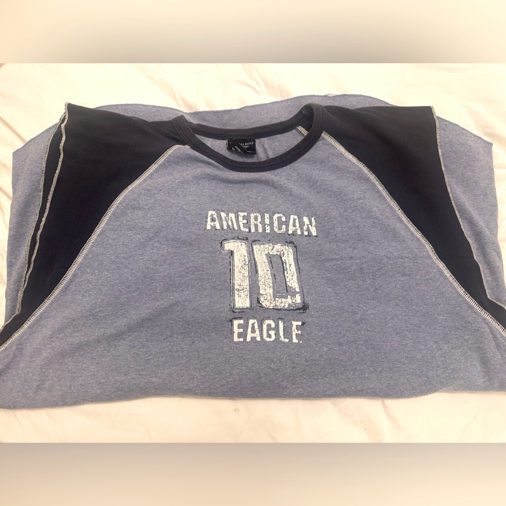 American Eagle Outfitters Gray and Black sleeveless tee